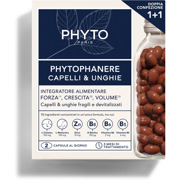 phyto phytophanere integratore alimentare per capelli e unghie 180 capsule