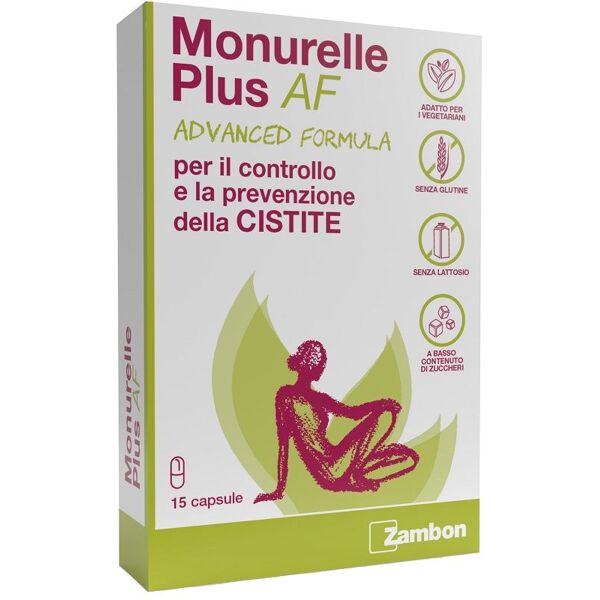 zambon monurelle plus af controllo e prevenzione cistite 15 capsule