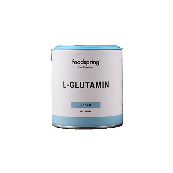 foodspring l-glutammina vegan integratore post-workout 120 capsule