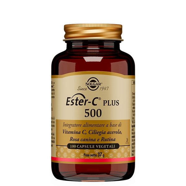 solgar ester c plus 500 integratore a base di vitamina c 100 capsule