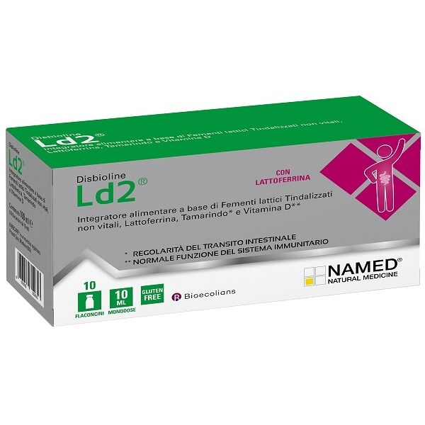 named disbioline ld2 integratore transito intestinale 10 flaconcini