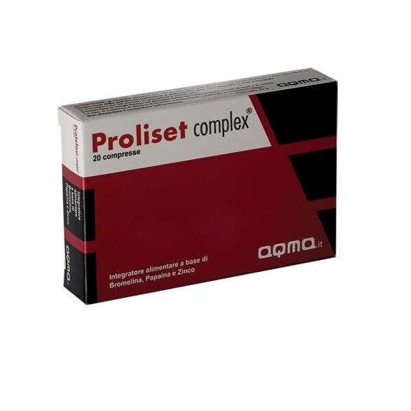 merqurio pharma srl proliset complex 20 compresse