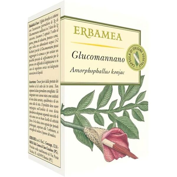 erbamea glucomannano integratore dimagrante 50 opercoli