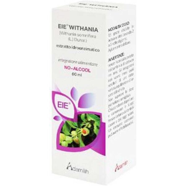 adamah eie withania estratto idroenzimatico integratore gocce 60ml