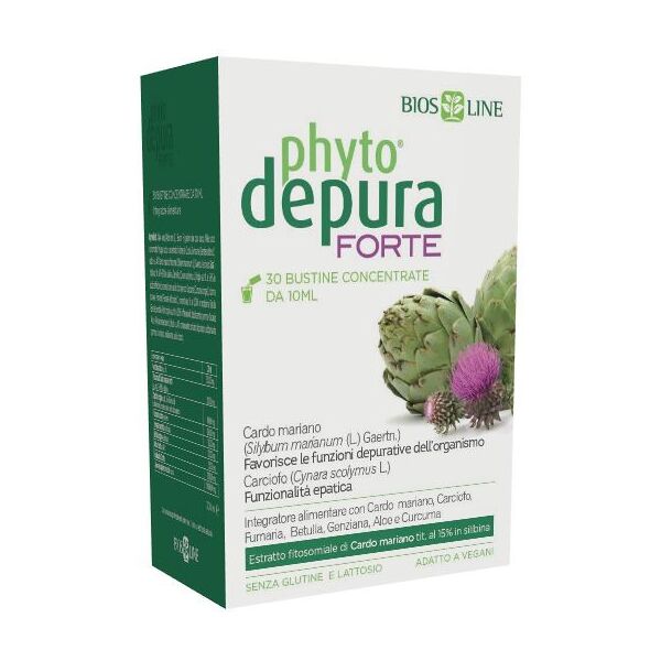 bios line phytodepura forte concentrato integratore 30 bustine