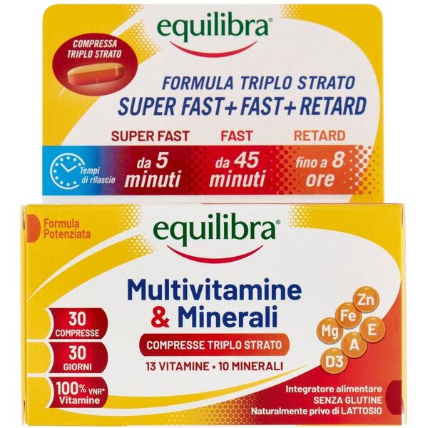 equilibra multivitamine e minerali 30 compresse triplo strato