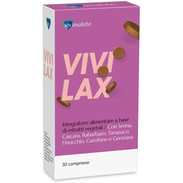 vivinsalute vivi lax integratore transito intestinale 30 compresse