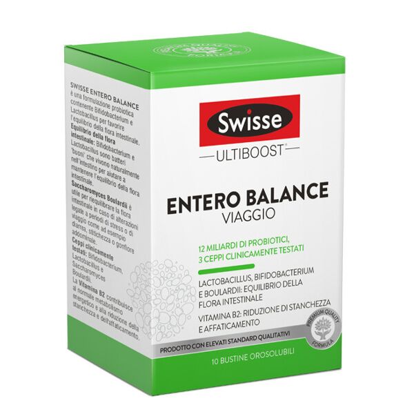 swisse entero balance viaggio integratore alimentare 10 bustine