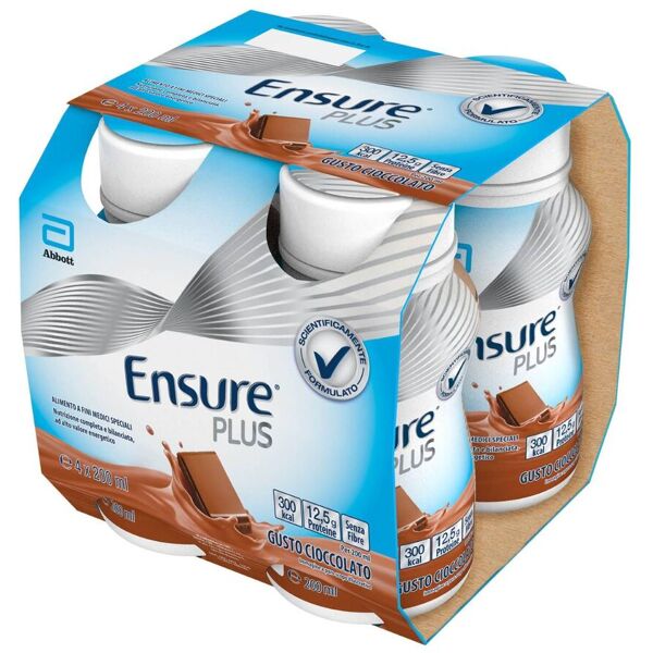 ensure plus alimento proteico cioccolato 4x200ml