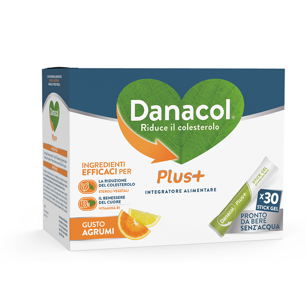 danacol plus+ integratore controllo colesterolo 30 stick
