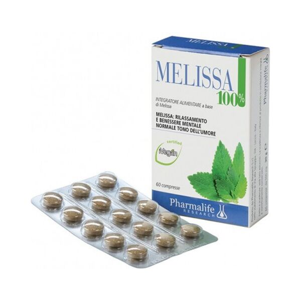 pharmalife research melissa 100% 60 compresse