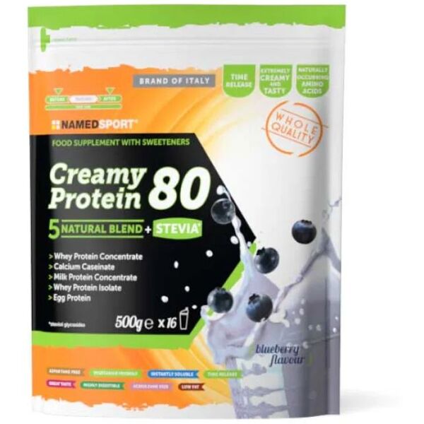 named sport creamy protein cherry blueberry 500g