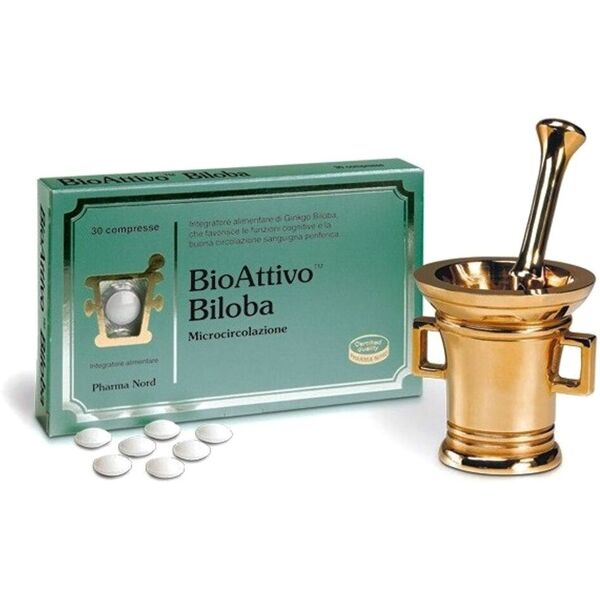 pharma nord bioattivo biloba integratore anti invecchiamento 30 compresse