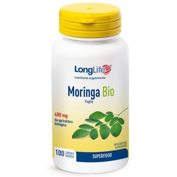 longlife moringa bio integratore controllo del peso 100 capsule