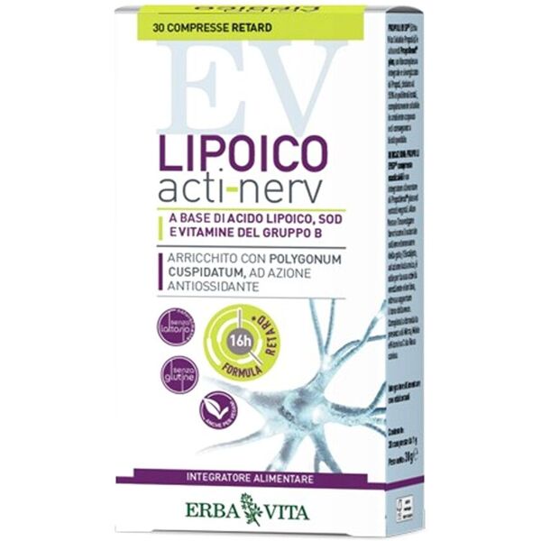 erba vita lipoico acti nerv retard integratore sistema nervoso 30 compresse