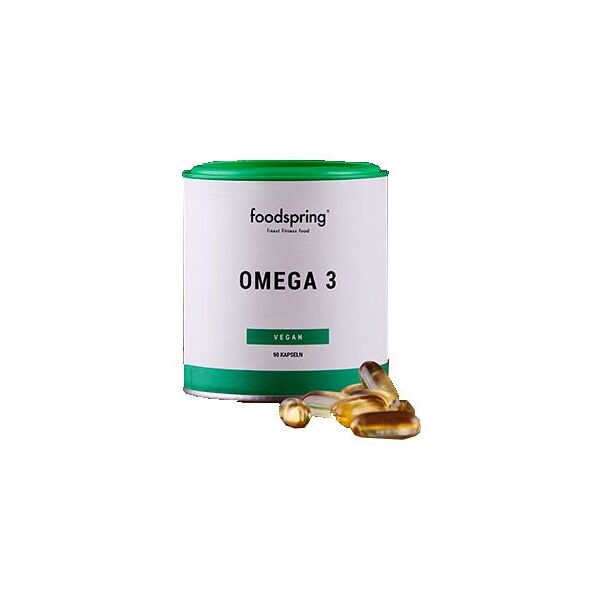 foodspring omega 3 integratore funzione celebrale 90 capsule