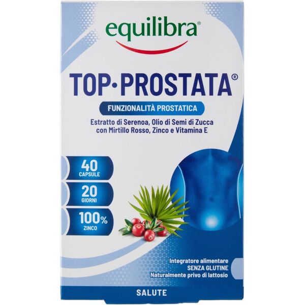 equilibra top prostata integratore intimità uomo 40 perle