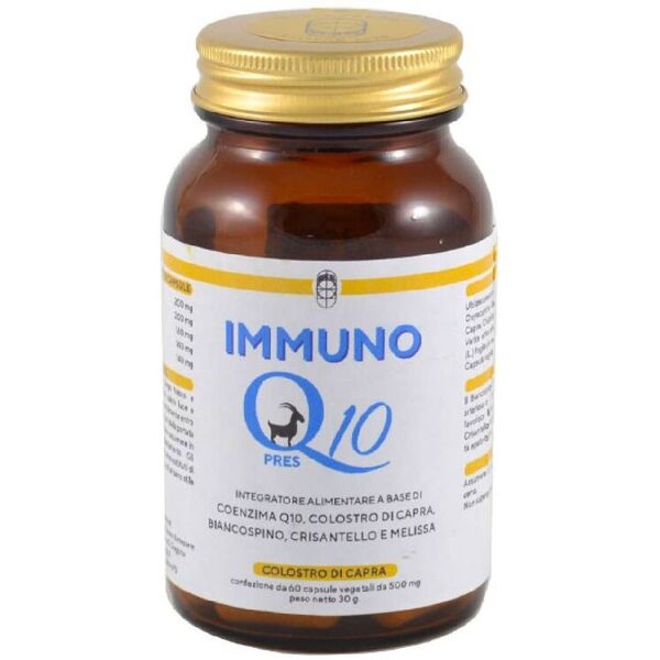 punto salute e benessere immuno q10 pres integratore colostro di capra 60 capsule vegetali