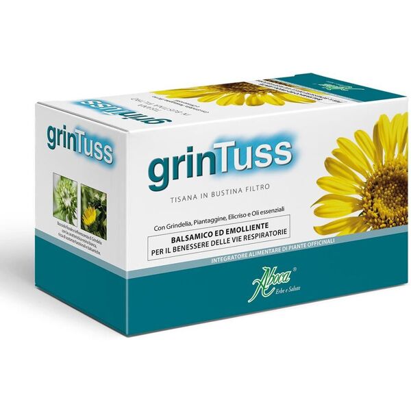 aboca grintuss tisana benessere vie respiratorie 20 bustine