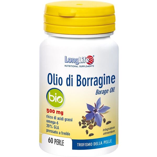 longlife olio di borragine bio 60 capsule