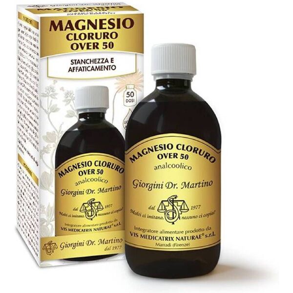 dr. giorgini magnesio cloruro over 50 integratore stanchezza e affaticamento 500ml