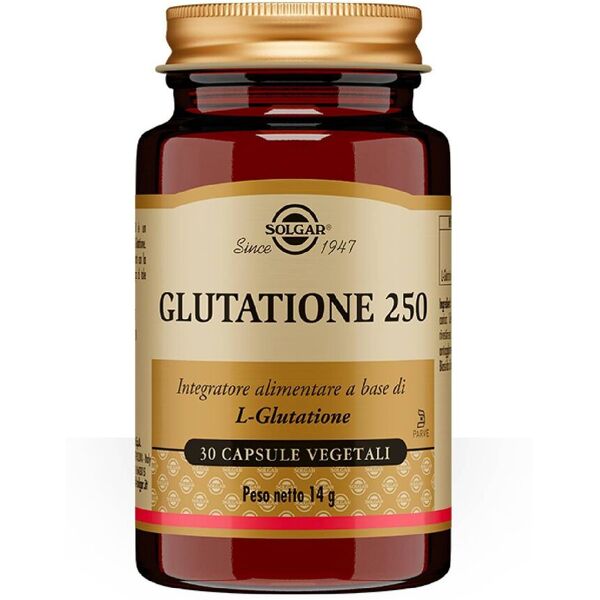 solgar glutatione 250 integratore di l-glutatione 30 capsule vegetali