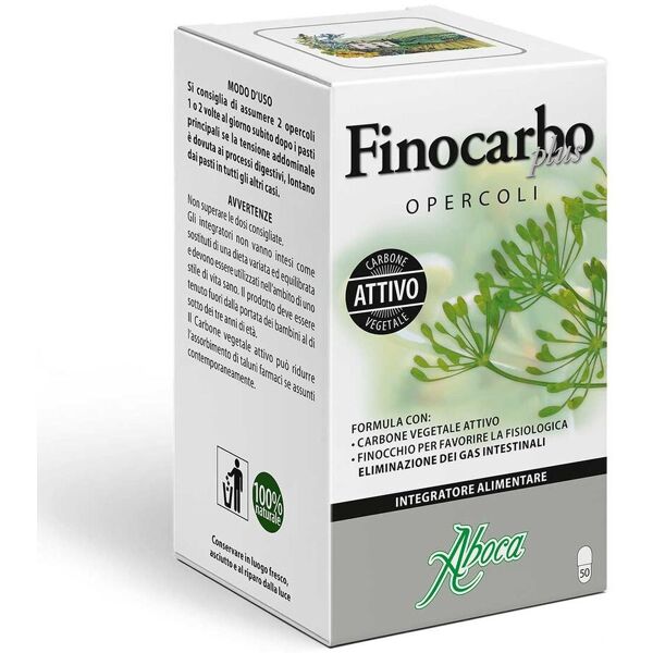 aboca finocarbo plus integratore salute intestinale 50 opercoli