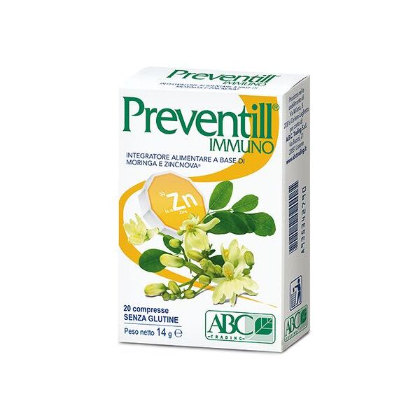 abc trading preventill immuno integratore difese immunitarie 20 compresse