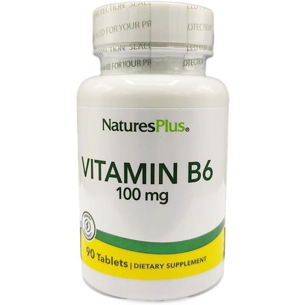 nature's plus vitamina b6 piridossina integratore metabolico 90 tavolette