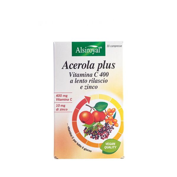 alsitan alsiroyal acerola 400 plus integratore vitamina c 30 compresse