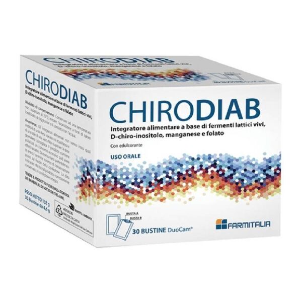 lj pharma chirodiab integratore d-chiro-inositolo 30 bustine