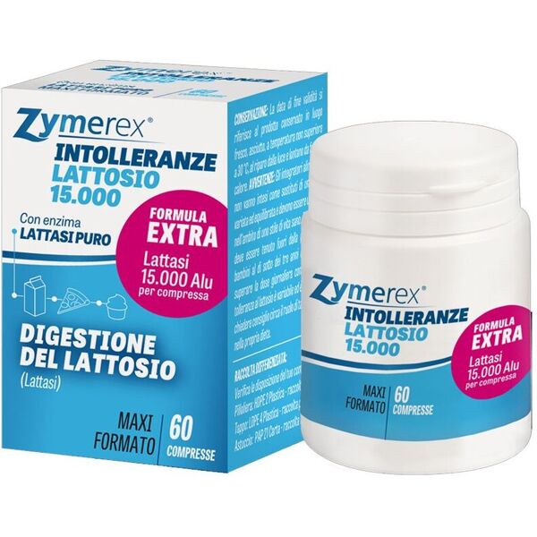 zymerex intolleranze lattosio 15.000 60 compresse