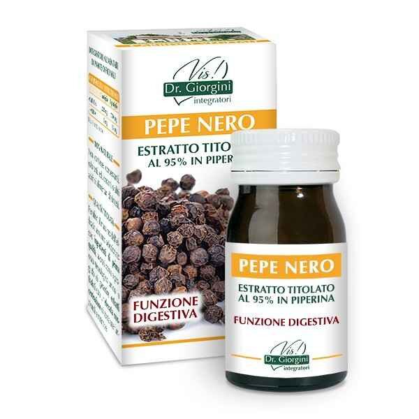 giorgini pepe nero estratto titolato 500mg 60 pastiglie