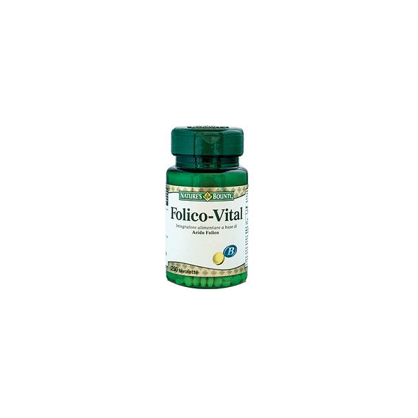 nature' s bounty nature's bounty folico-vital integratore stanchezza 250 tavolette