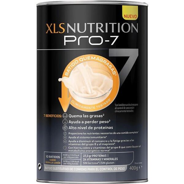 xls nutrition pro 7 shake polvere bruciagrassi 400g