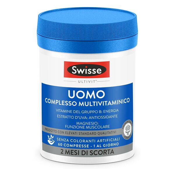 swisse uomo complesso multivitaminico 60 capsule