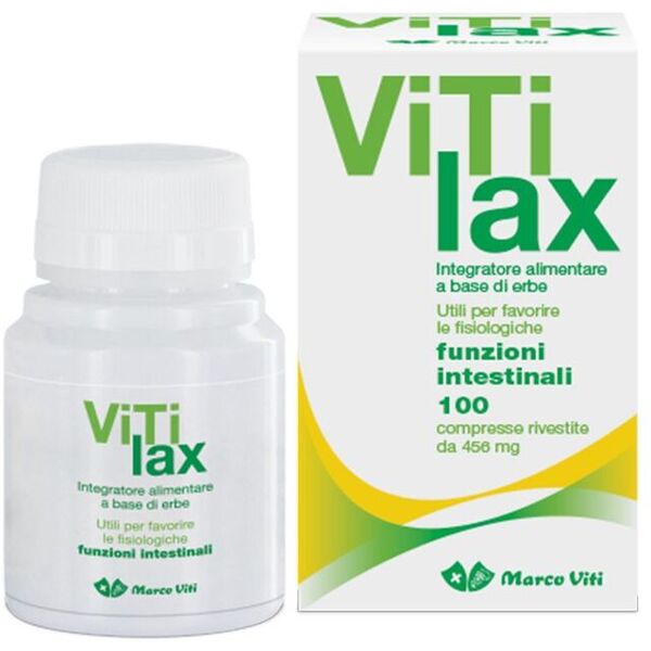 marco viti vitilax integratore funzioni intestinali 100 compresse rivestite