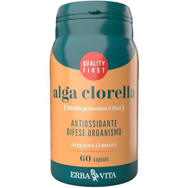 erba vita alga clorella integratore antiossidante 60 capsule