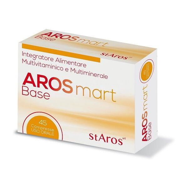 staros srl arosmart base integratore multivitaminico e multiminerale 45 compresse