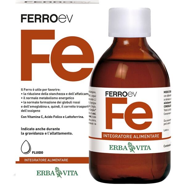 erba vita ferro ev fluido integratore di ferro 250ml