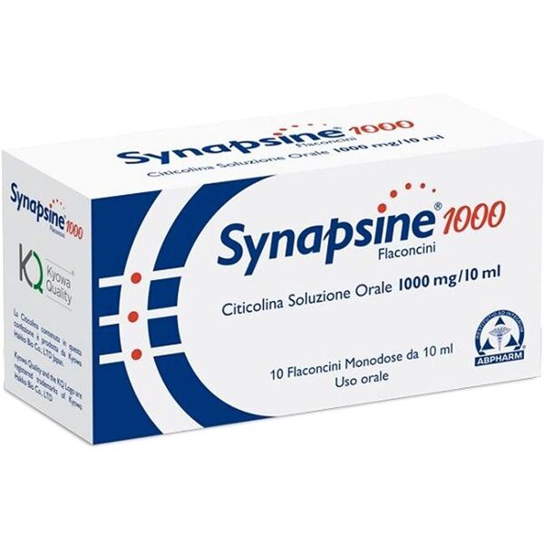 a.b.pharm srl synapsine 1000 integratore sistema nervoso 10 flaconi