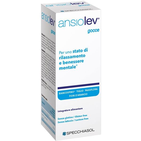 specchiasol ansiolev integratore ansia gocce orali 20ml