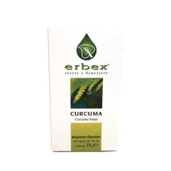 erbex curcuma integratore difese immunitarie 100 capsule