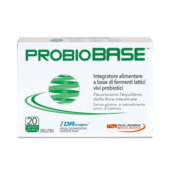 pool pharma probiobase integratore fermenti lattici 20 capsule