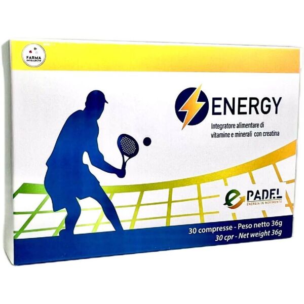 e-padel epadel energy integratore vitamine e minerali 30 compresse