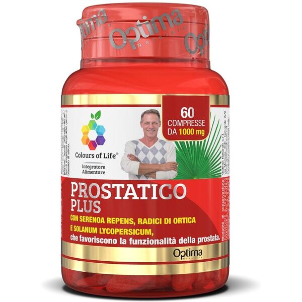 colours of life prostatico plus integratore prostata 60 compresse