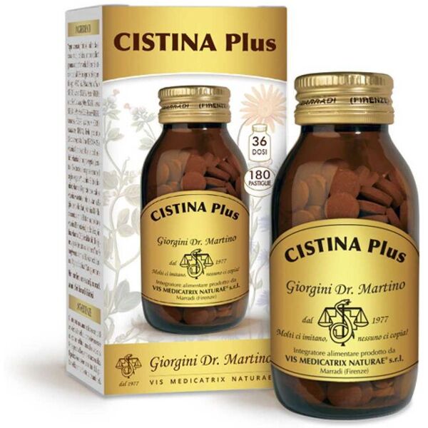 dr. giorgini cistina plus integratore capelli e unghia 180 pastiglie