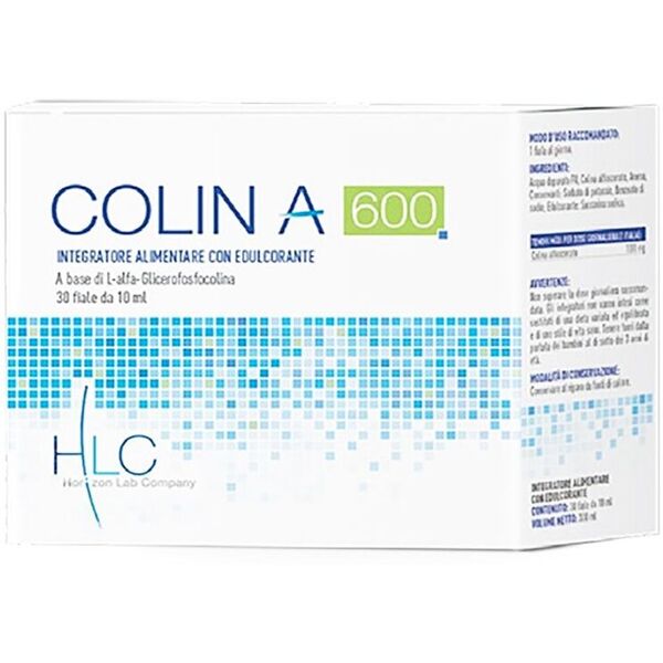 horizon lab company colin a 600 integratore memoria 30 fiale 10ml