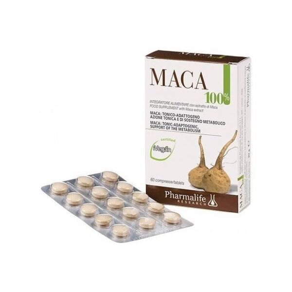 pharmalife research maca 100% 60 compresse