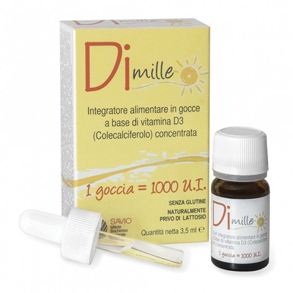 i.b.n. savio srl dimille integratore vitamina d3 gocce 3,5ml